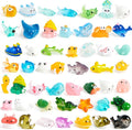 JOYIN 50 Pcs Mini Ocean Resin Animals Figures, Mini Sea Animals Figurines by JOYIN