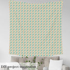 Feelyou Floral Upholstery Fabric by The Yard, Retro Birds Flower Outdoor Fabric - Image 3