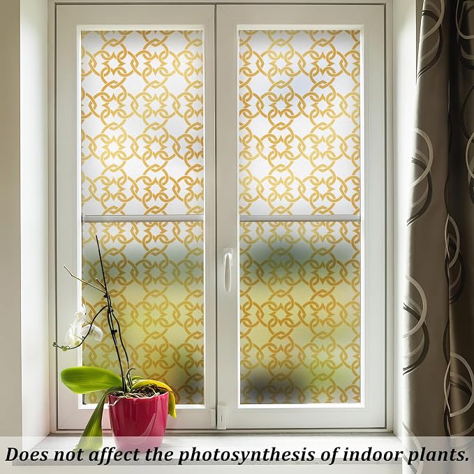 DKTIE Celtic Knot Seamless Pattern Full Privacy Window Film - Image 8