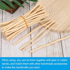 PATIKIL 60 Pcs / 10cm Wood Log Sticks, 0.2-0.5inch in Diameter Natural Driftwood - Image 4