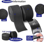 Art3d 4ft x 2 in. Hook and Loop Rolls Sticky Back, Double-Sided Command - Image 3