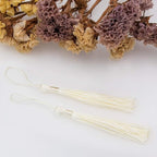 VAPKER 100 Cream Tassels 13cm/5-Inch Silky Soft Tassels - Image 3
