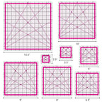 8 Quilting Rulers, Quilting Square Rulers | Quilting Rulers and Templates - Image 4