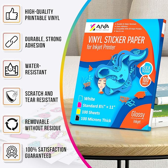 Printable Vinyl Sticker Paper - Image 2