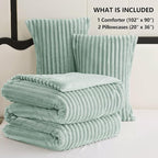 CozyLux Fluffy King Size Comforter Set - Image 6