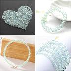 1200Pcs 4mm Crystal Glass Beads - Image 5