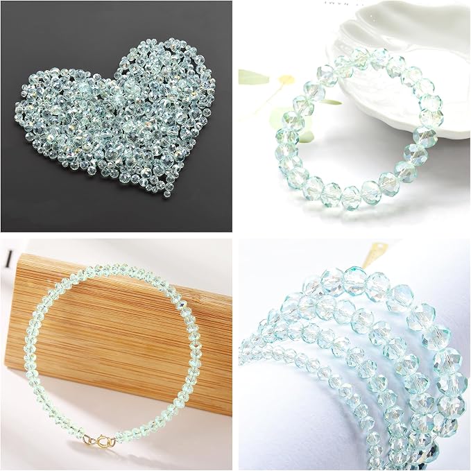 220Pcs 10mm Crystal Glass Beads - Image 5