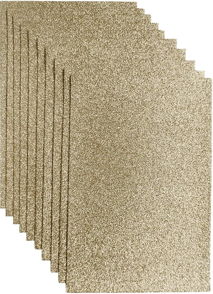 Jtnohx Glitter Felt Fabric, 8 x12 inches Felt Square Glitter by Jtnohx