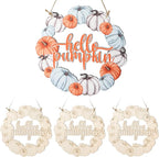 Unfinished Fall Wreaths Wood Crafts to Paint Set of 3, Unfinished Wood Cutouts by Sereliy