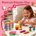 Artpar Polymer Clay Kit, 82 Colors Oven Bake Clay - Image 2