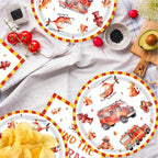 40Pcs Firetruck Birthday Party Decorations Firefighter Fire Truck Party - Image 5