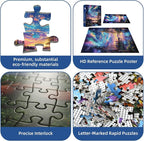 Starry Aurora Lake Puzzles for Adults 1000 Pieces, ImpossibleHard Challenging - Image 7