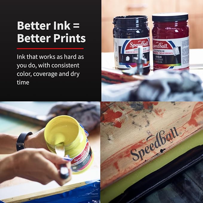 Speedball 004603 Fabric Screen Printing Ink, 32 Fl. Oz - Image 3