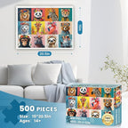 500 Piece Puzzles for Adults, Beautiful Wild Animals Jigsaw Puzzle for Adults - Image 2