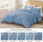 BEDELITE Cornflower Blue King Size Comforter Set - Image 8