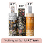 Mr. Pen- Washi Tape Set, 20 Rolls, 4.37 Yards/Roll | Washi Tape - Image 4