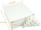 New Brothread 144pcs White 60S/2 Prewound Bobbin Thread Plastic Size A SA156 - Image 2