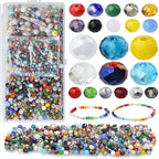 Mixed 4/6/8mm Round Rondelle Beads 1000pcs Lampwork Briolette Glass Crystal - Image 2