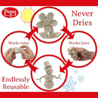 Pepy Reusable and Non-Drying Oil-Based Plasticine Modeling Clay, 2 Pounds - Image 2