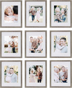 Sheffield Home 9 Piece Gallery Wall Frame Set, 11x14 Inch by SheffieldHome