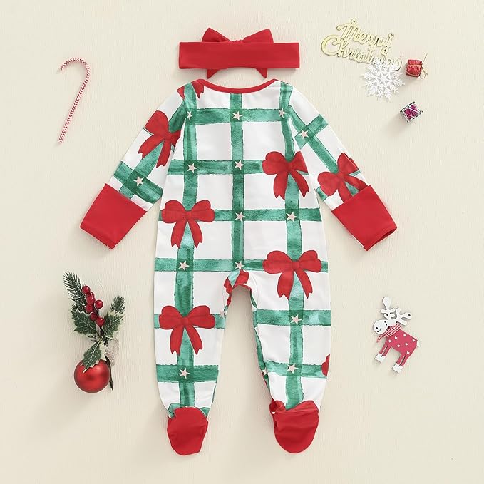 CIYCUIT Baby Girls Cactus Footies Newborn Zip Up Onesie Romper
