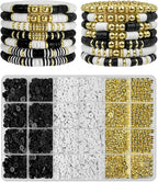 ClaBead Bracelet Making Kit for Boys 3200Pcs, Clay Beads Bracelet Kit by ClaBead