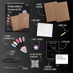 Unwynd Embroidery Notebook Kit Pretty, Embroidery Kit - Image 2