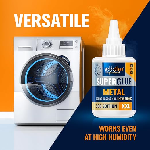 WoldoClean Metal Super Glue 50g Extra Strong Adhesive | Heavy Duty Waterproof - Image 3
