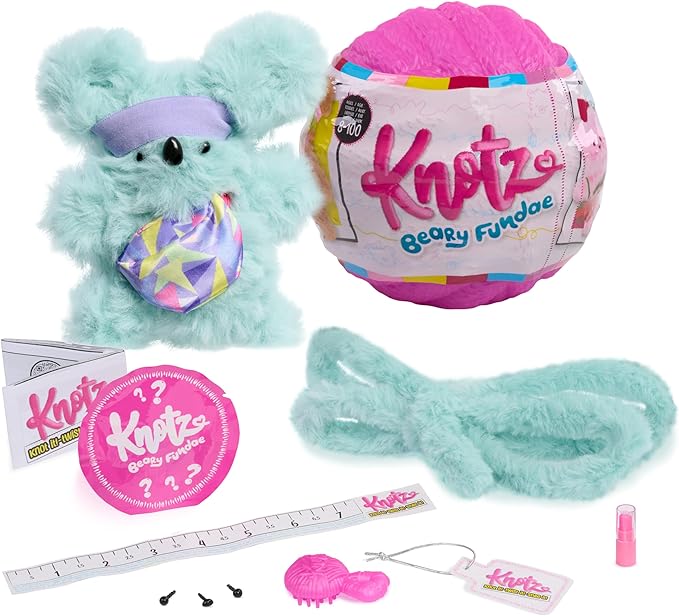Just Play Knotz Beary Fundae 3-Pack, Kids Toys by JustPlay