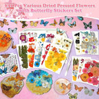 630 Pcs Dried Pressed Flowers - Image 2