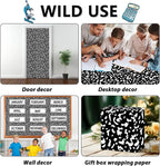 Qyeahkj Composition Bulletin Board Paper Roll Black Dot Bulletin Board - Image 7