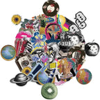 50 Pieces Trendy Y2K Transparent Stickers - Image 3