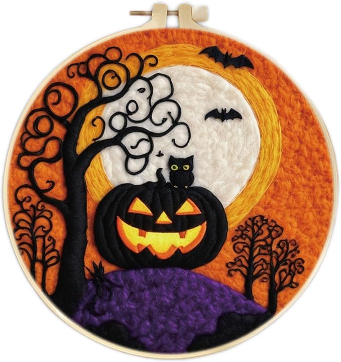 yesJRL Halloween Needle Felting Kit, Felt Painting Kits by yesJRL