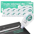12-Pack Scrapbook Glue Tape Runner, 49.52ft No Residue Double-Sided | 0.24 inch by Unknown