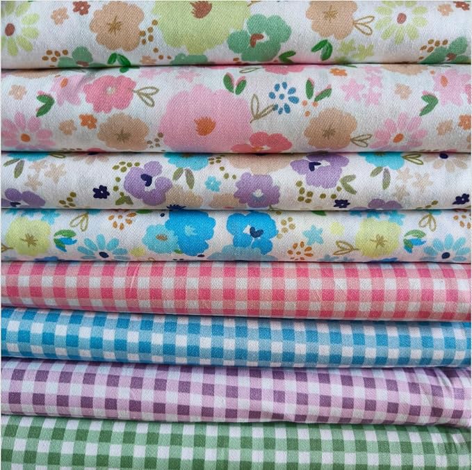 Cotton Fabric DIY Making Supplies Quilting Patchwork Fabric Fat Quarter Bundles by LMAEZNER