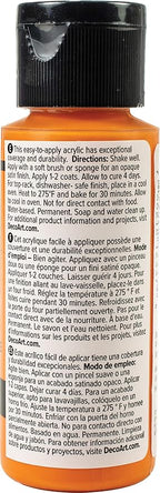 Deco Art GLASS PAINT 2OZ ORANGE, us:one size - Image 2