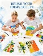 21 Sheets Watercolor Paper 9x12, Cold Press Watercolor Paper Pad, 140 LB/300 - Image 9