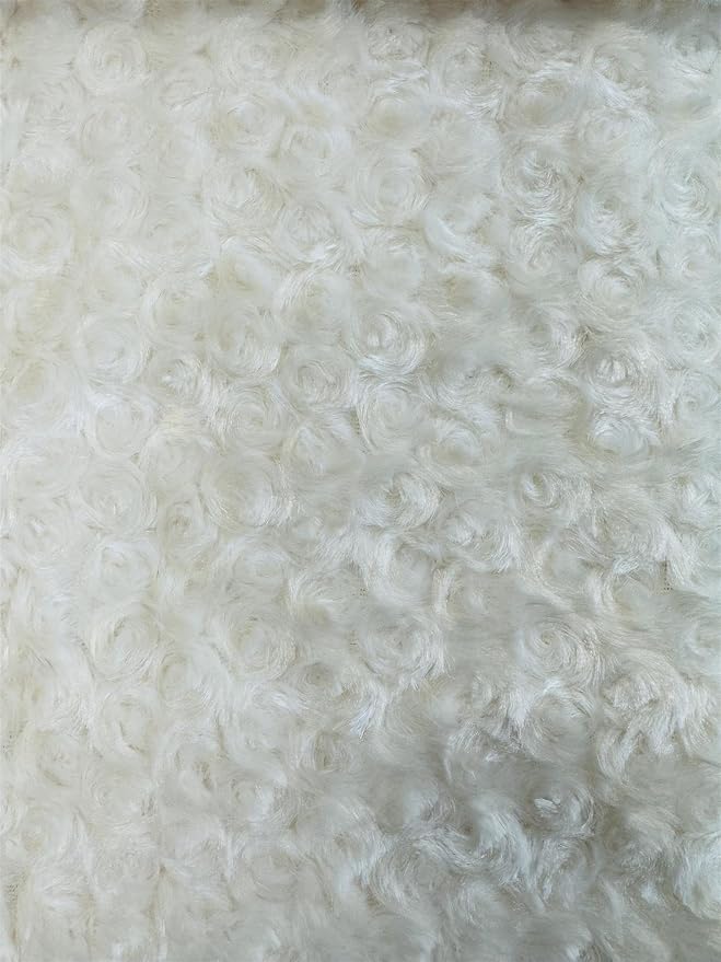 Sedona Designz Rose Faux Fur Fabric by SedonaDesignz