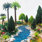 42Pcs Diorama Supplies Kit, Model Trees, Miniature Palm Trees, Architecture Tree - Image 4