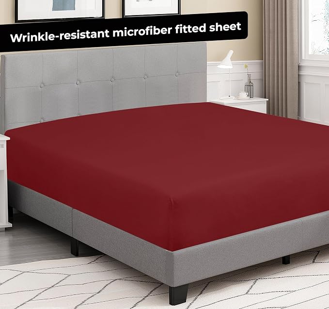 Royale Linens Fitted Sheet Full - Image 8