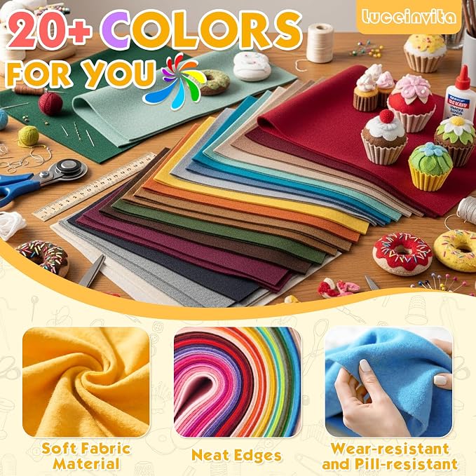Dark Grey 18" X 36" Felt Fabric Sheet - Image 3