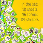 BulbaCraft Zebra Stickers for Water Bottle and Laptop - Image 2