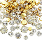 100pcs Sew on Rhinestones Crystal Gems Glass Sunflower by UYTRDVG