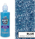 TULIP Puff Paint Glitter Blue 4 Fl Oz - Image 2