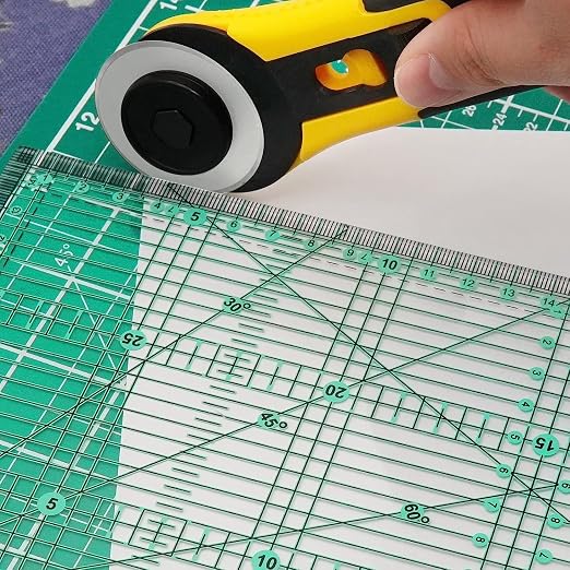 MANUFORE 15 x 30cm Sewing Acrylic Ruler Anti-Slip Metric Ruler DIY Quilting - Image 4