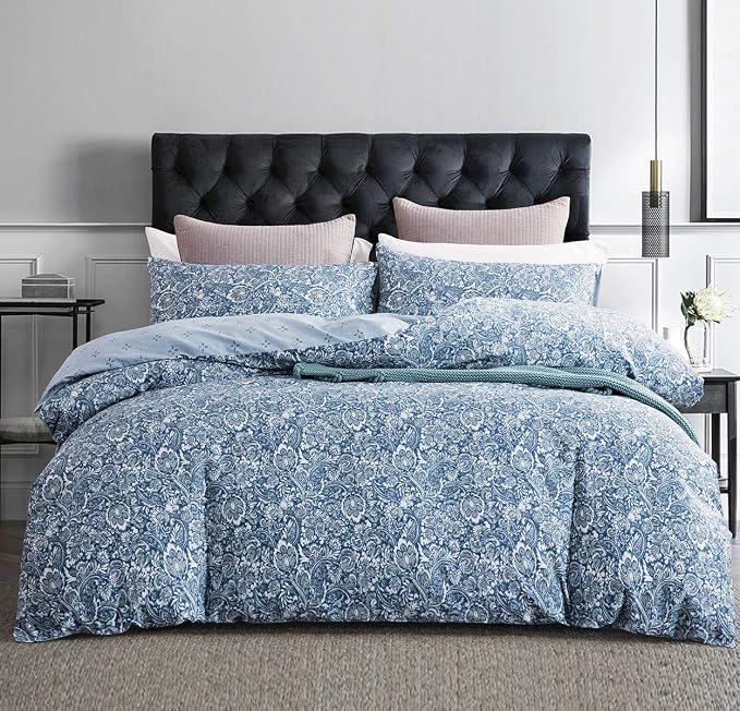 SLEEPBELLA Duvet Cover Set 600 Thread Count Cotton Bedding Set - Image 2