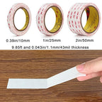 3M Double Sided Tape 1in X 9.85ft，Heavy Duty Removable Mounting Tape, Picture - Image 2