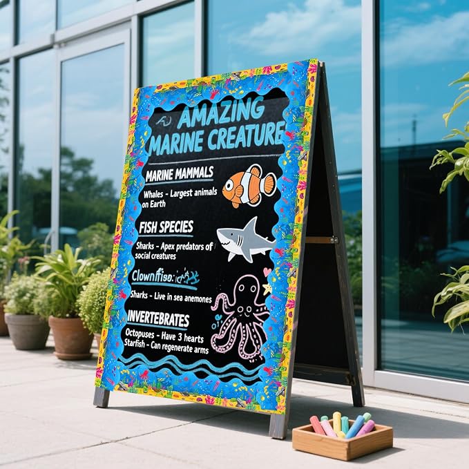 69Ft Ocean Bulletin Board Borders Summer Under The Sea Trimmer Stickers Fish - Image 7