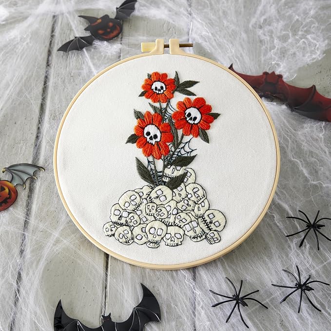 Crafmanoe Halloween Embroidery Starter Kit - Image 6