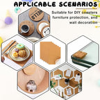 10 PCS Self Adhesive Cork Sheets 8.26×11.8 Inch×1mm | Cork Backing Sheets - Image 6